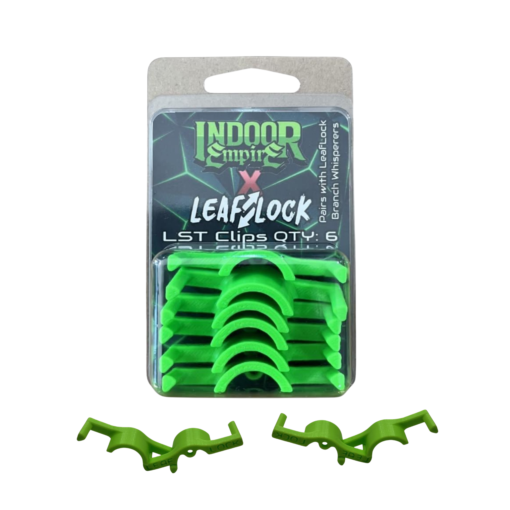 Indoor Empire × LeafLock LST Clips — 6 Pack