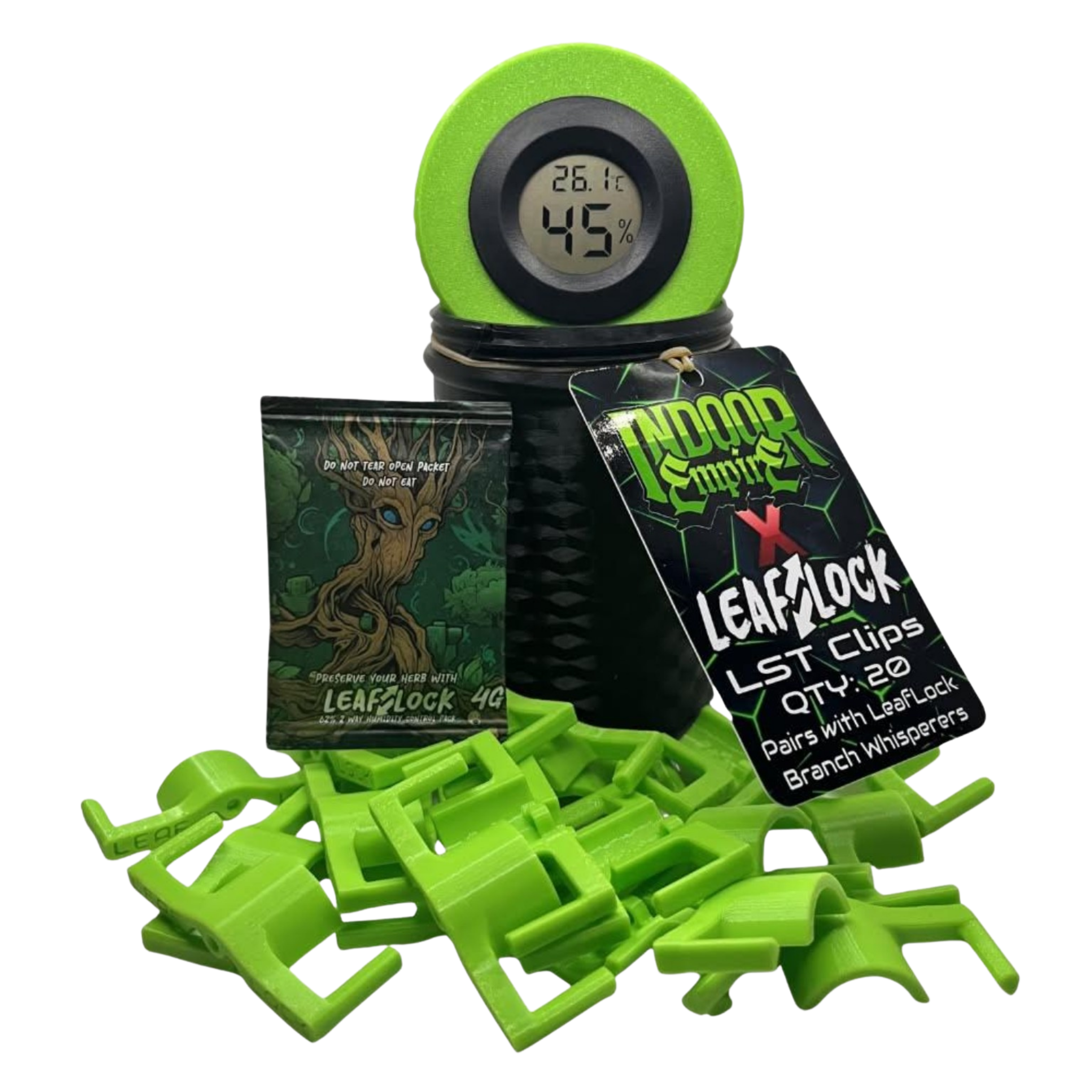 Indoor Empire × LeafLock Stash Jar Training Kit