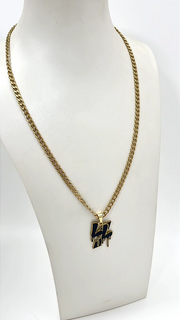 18k Gold Plated Pendant & Chain